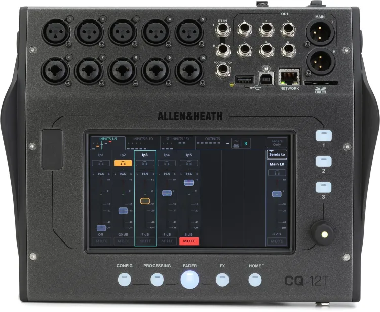 Allen and Heath CQ-12T digital mixer